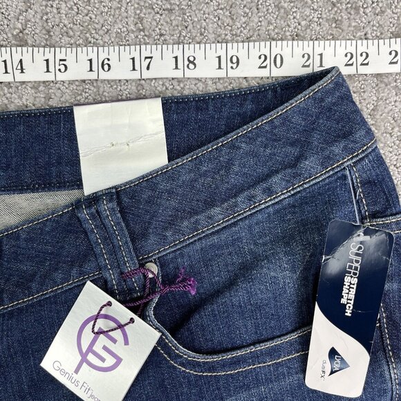 Lane Bryant Jeans Womens 26 Slim Boot Cut Genius Fit Dark Wash Stretch - Picture 10 of 16